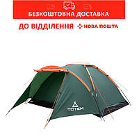 Палатка Totem Summer 4 Plus (v2) Зеленая TTT-032