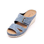 Шльопанці жіночі Tellus 27-11BE Джинс, фото 6