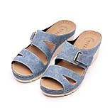 Шльопанці жіночі Tellus 27-11BE Джинс, фото 10