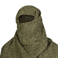 Многофункциональный маскировочный шарф - сетка CamoTec CM SFVS из прочной хлопковой ткани олива размер 200х100