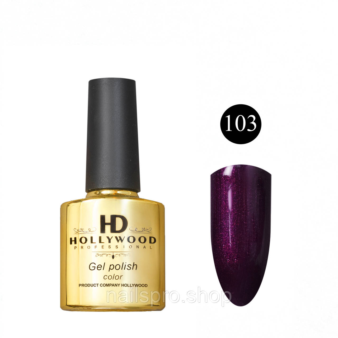 Гель лак HD Hollywod № 103, 8 ml., фото 1