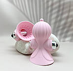 Присоска для сосків з вібрацією Wo-sex kitty з віброкулею 10 режимів, 1 шт. Рожевий, фото 6