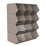 Диспенсер EKOSTAR для цукерок, снеків, горіхів, круп на 12 комірок, фото 2