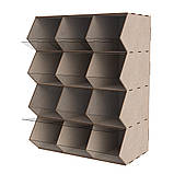 Диспенсер EKOSTAR для цукерок, снеків, горіхів, круп на 12 комірок, фото 3