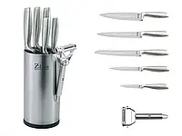 Набор кухонных ножей с подставкой German Family (7 предметов) GF-S18