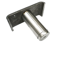 122-4954, 1224954 Палець з пластиною правий у шток ГЦ ковша для CAT 428E, 432E, 434E, 444E