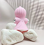 Присоска для сосків з вібрацією Wo-sex kitty з віброкулею 10 режимів, 1 шт. Рожевий, фото 2