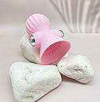 Присоска для сосків з вібрацією Wo-sex kitty з віброкулею 10 режимів, 1 шт. Рожевий, фото 3