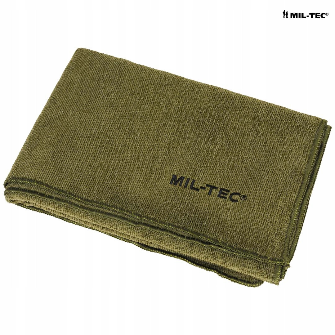 Тактичний швидкосохнучий рушник армійський Mil-Tec (60x120см) олива