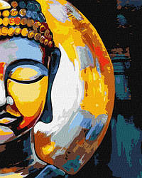 Розмальовка для дорослих Ідейка Будда ©kkatyshaa (KH5079) 40 х 50 см