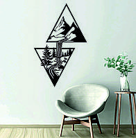 Декоративное настенное Панно «Водопад», картина на стену, 3D панно, подарок, Декор на стену
