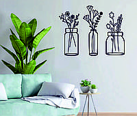 Декоративное настенное Панно «Цветы» Декор на стену, картина на стену, 3D панно, подарок