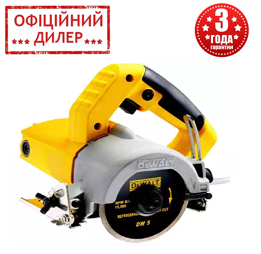 Ручной электрический плиткорез DeWALT DWC410 (1.3 кВт, 110 мм) YLP (ID ...