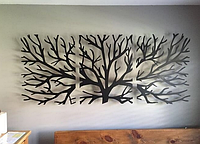 Декоративное настенное Панно «Дерево» Декор на стену 50*110 см, картина на стену, 3D панно, подарок