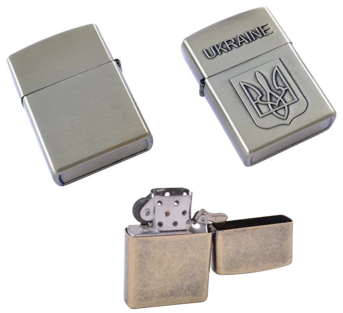 Запальничка бензинова Герб України, фото 1