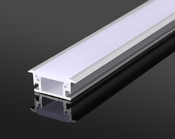 Профіль LEDTech для підлоги анодований під світлодіодну стрічку. LT-632a 11*28(21)мм. Плати до 12 мм