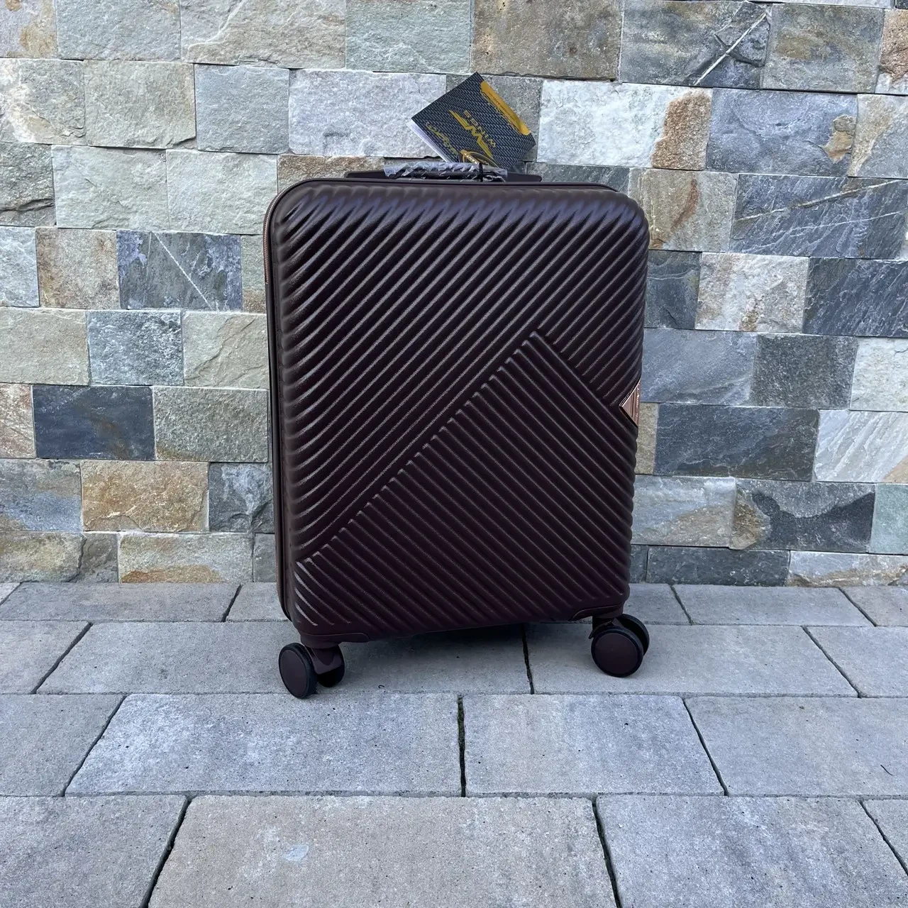 Валіза дорожня мала Wings WN01 коричнева, фото 1