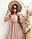 Жіноча літня сукня з жатого льону, фото 3