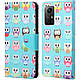 Чехол с рисунком Deexe Color Wallet для Xiaomi Redmi Note 12S - Owls - фото 1 - id-p1870346504