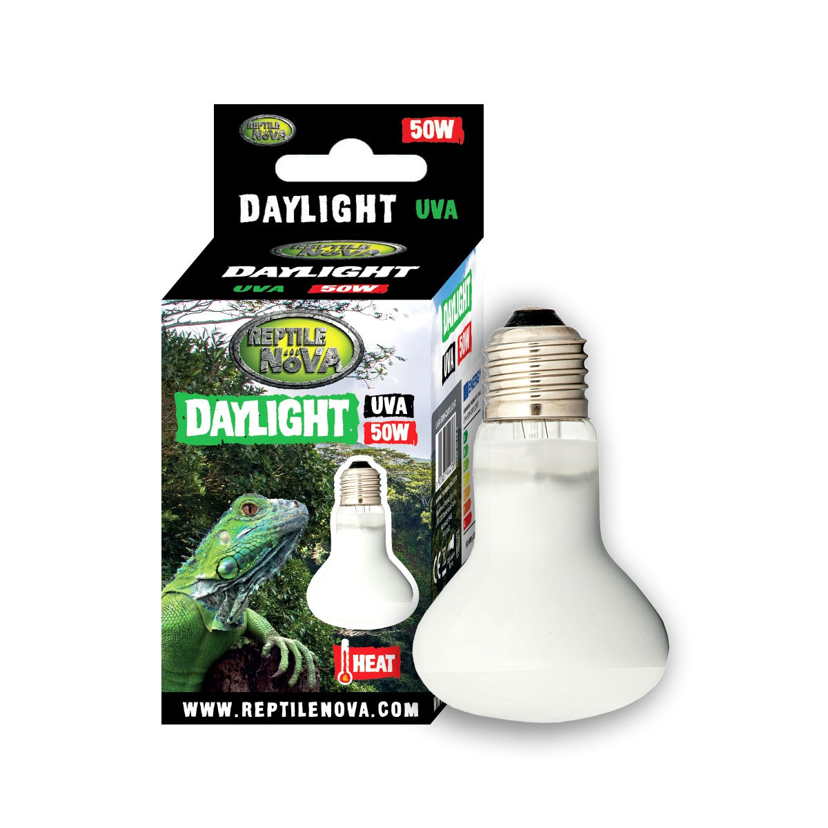 Нагрівальна лампа денного світла UVA-REPTILE NOVA Daylight 50 Вт