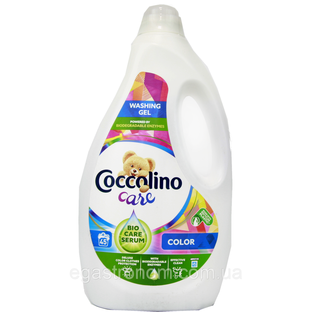 Гель для прання кольорового Коколіно Coccolino color 45p 1,8L 5шт/ящ (Код: 00-00014556), фото 1