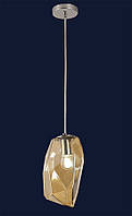 Люстра-подвес со стеклянным плафоном в стиле лофт 91603-1 BR на 1 лампу