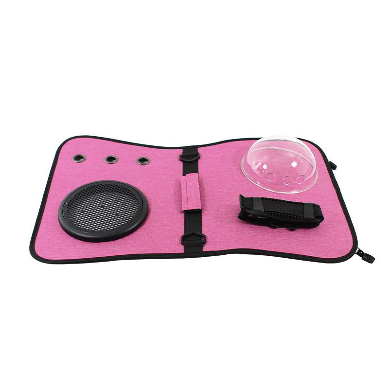 Сумка переноска для кошек и собак с иллюминатором CosmoPet CP-31 Pink - фото 8 - id-p1870381071