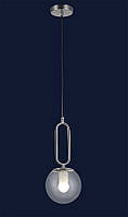 Люстра-подвес со стеклянным плафоном в стиле лофт 9163818-1 CR+CL на 1 лампу