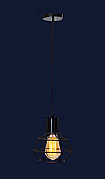 Подвесной светильник в стиле лофт 756PR1618-1 BK E27 на 1 лампу