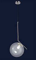Люстра-подвес со стеклянным плафоном в стиле лофт 9163816-1 CR+CL на 1 лампу