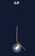 Люстра-подвес со стеклянным плафоном в стиле лофт 9163814-1 CR+CL на 1 лампу