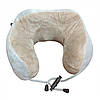 Масажна подушка для шиї U-shaped Massage pillow портативний масажер, вібромасажер для шиї, фото 2
