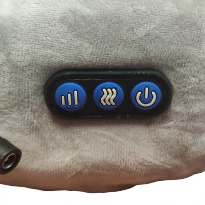 Массажная подушка для шеи U-shaped Massage pillow портативный массажер, вибромассажер для шеи аккумуляторный - фото 4 - id-p1526593397