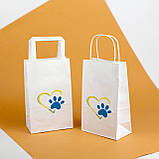 Пакет подарунковий 150*90*240 пакети для сувенірів з малюнком "Лапа" Святкові пакети для патріотичних сувенірів, фото 10