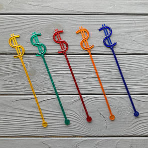 Мішалка "Долар" 190 мм (100шт/уп|2500шт/ящ)