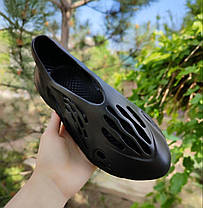 Кросівки Adidas Yeezy Foam Runner BLACK жіночі унісекс, фото 5