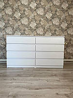 Комод Лайт на 8 ящиків колір білий направляючі телескопічні виробник асмеблі