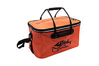 Сумка для хранения и транспортировки свежей рыбы 50 литров | Большая сумка для рыбы Tramp Fishing Оранжевая
