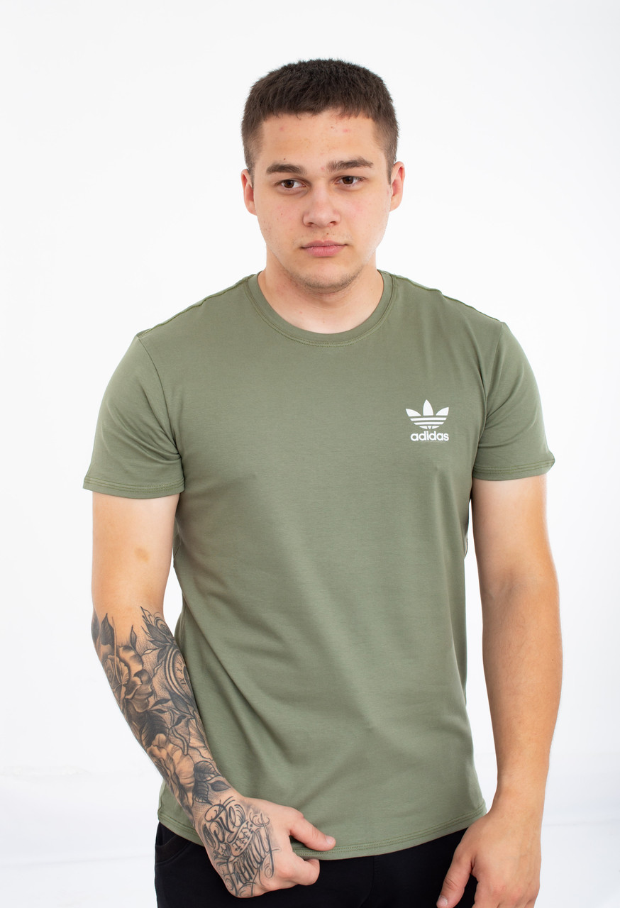Чоловіча футболка Adidas оливка