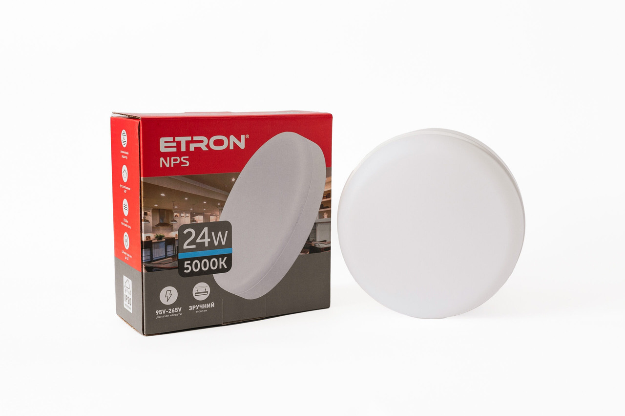 Світлодіодний світильник ETRON NPS 24W 5000К ІР20