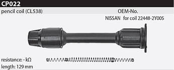 Наконечник котушки запалювання Tesla CP022 22448-2Y005 для NISSAN Maxima II (J30)