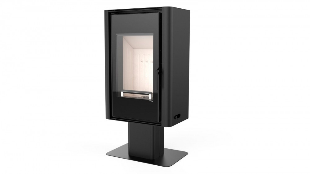 Сталева піч камін Defro Home Solum Top чорна, фото 1