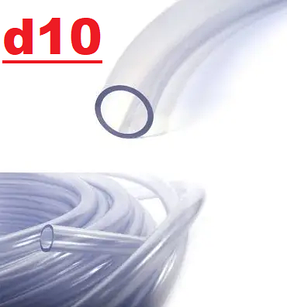 Трубка силіконова прозора (діаметр 10 внутрішній) Evci