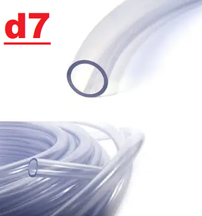 Трубка силіконова прозора (діаметр 7 внутрішній) Evci