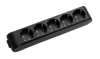 Колодка VIKO Multi Let 5 гнізд із заземленням 90134500-UA1 чорна