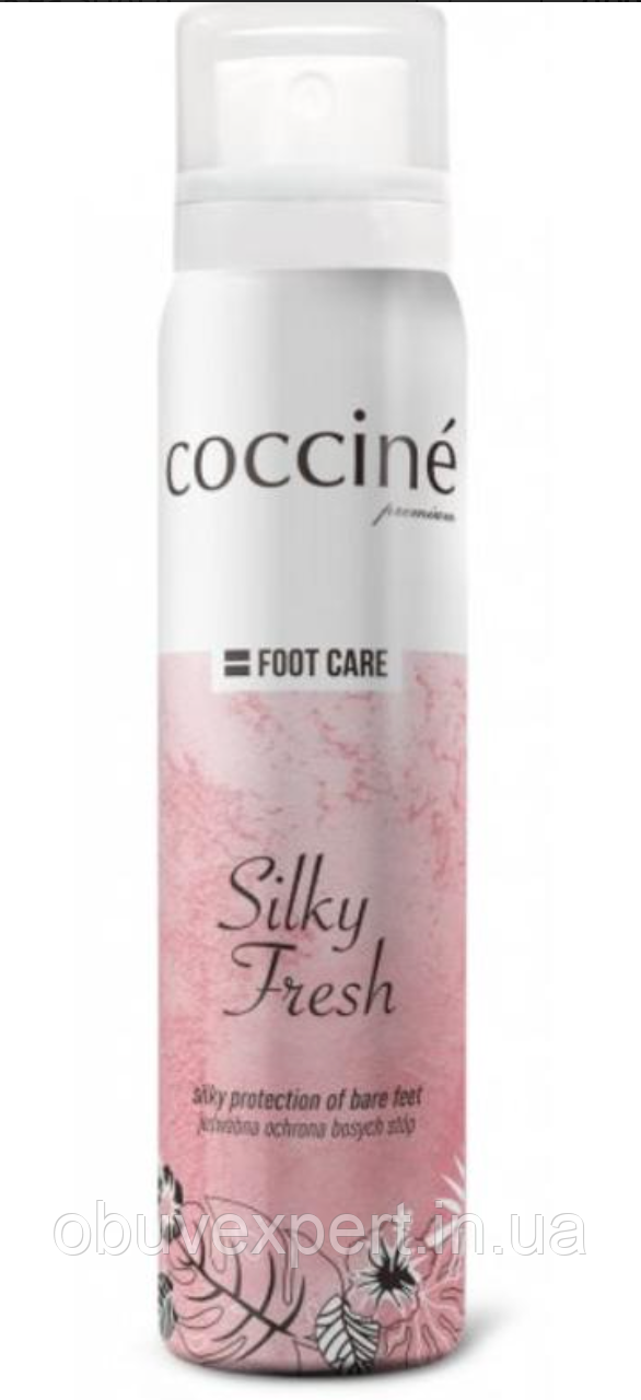 Аерозоль для ніг рідкий шовк (колготки рідкі )coccine silky fresh 100 мл.