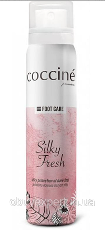 Аерозоль для ніг рідкий шовк (колготки рідкі )coccine silky fresh 100 мл., фото 2