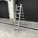 Драбина алюмінієва DRABEST 3x7 BASIC багатофукціональна 3секційна 3,90 м, фото 5