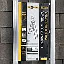 Драбина алюмінієва DRABEST 3х11 BASIC багатофукціональна 3секційна Сходи 6.80 м, фото 7