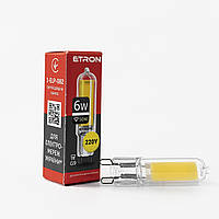 Светодиодная LED лампа ETRON 6W G9 Glass 4200K 220V дневной свет